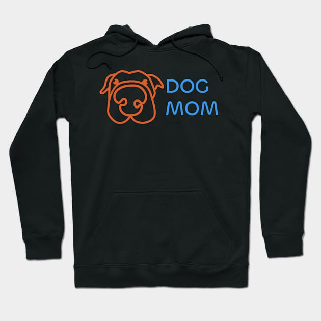 Dog Mom Design: Adorable and Funny Artwork for Dog Lovers on T-Shirts, Mugs, and More Hoodie by RevolutionToday